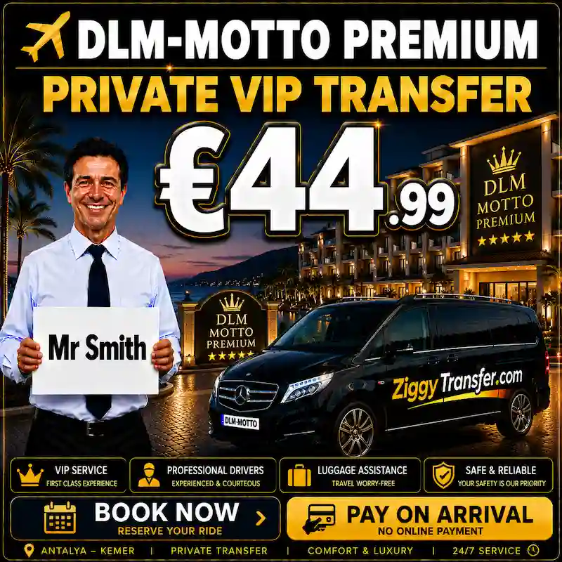 Dalaman to Marmaris Motto Premium Hotel Transfer