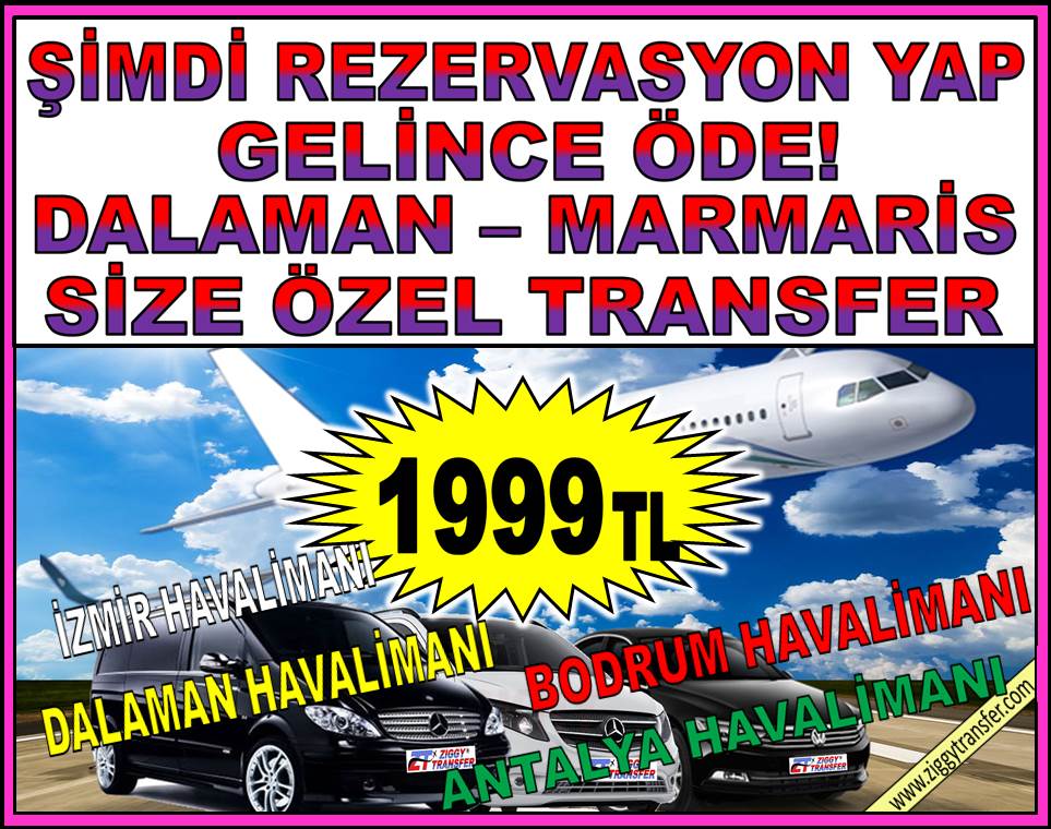 DALAMAN HAVALİMANI TRANSFERLERİ