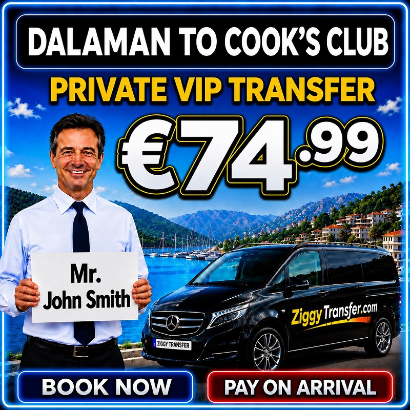 DALAMAN TO COOKS CLUB ADAKOY